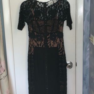 Byron Lars black lace dress, size 2